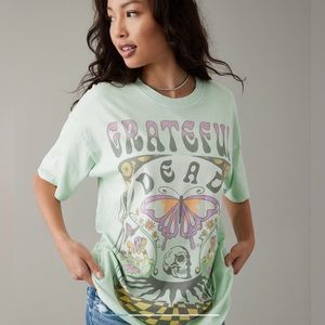 NWT AE Oversized Grateful Dead Graphic T-shirt